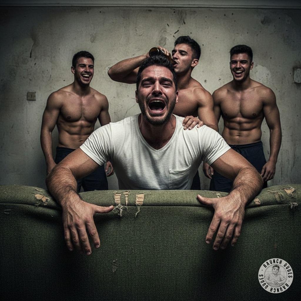 Look at this eager bottom getting dominated without mercy! 😈 His ass is made to be filled, and he knows it. No mercy, just...