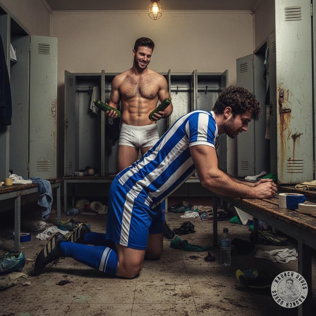 Just watched a pro footballer bend over for some juicy zucchini action 🍆🔥 Nothing like a sweaty, tight hole craving that...