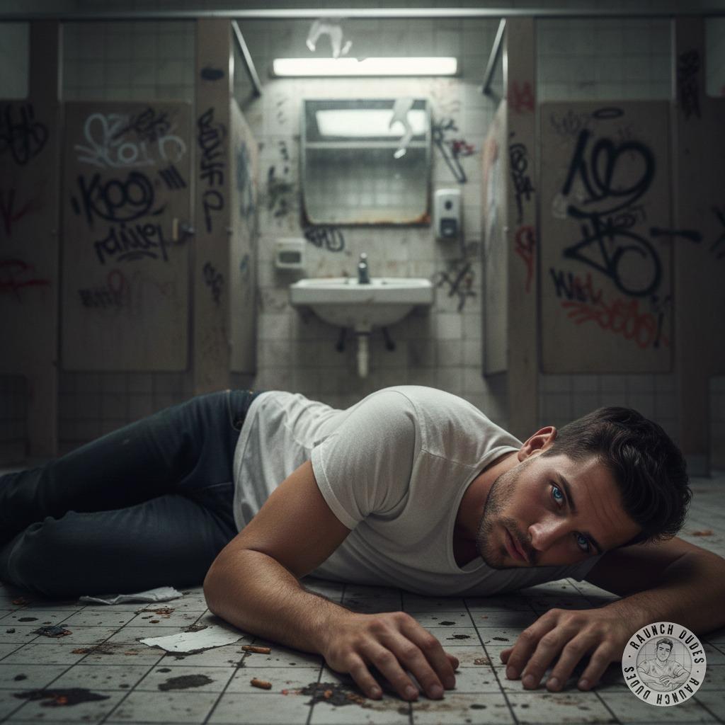 Nothing hotter than a gorgeous guy sprawled on a filthy bathroom floor, legs spread, begging for more. The dirtier, the...