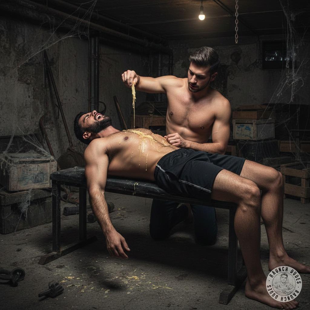 Melted wax dripping down his skin, the heat making him squirm in the best way. Who else loves a little pain with their...