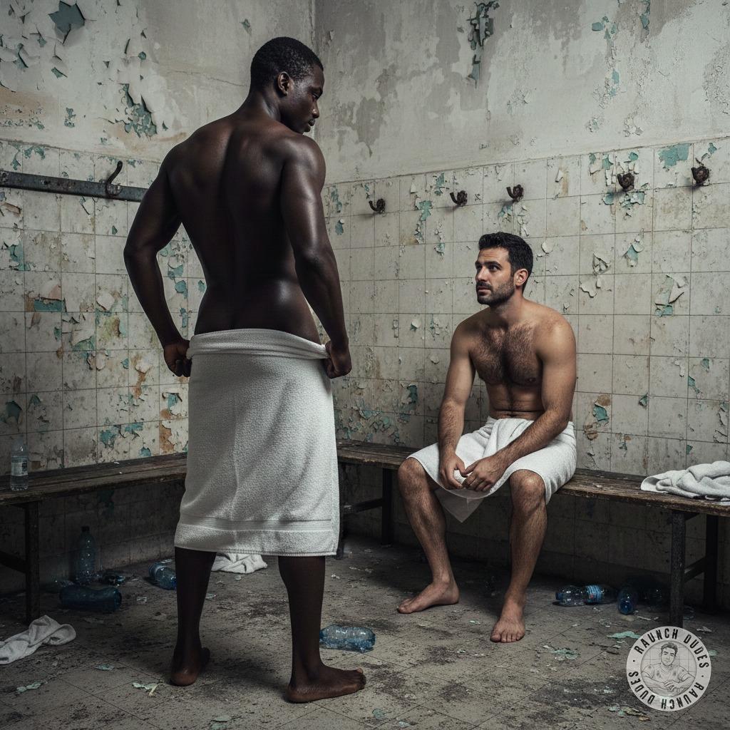 Just caught my teammate’s thick black cock in the locker room—so damn hot, I could barely hold back. 😮‍💨🔥 #gaypiss...