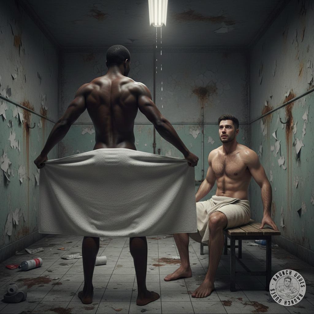 Damn, that thick black cock just ruined me in the locker room! 😮‍💨🔥 Watching him flex that monster while I tremble—pure...