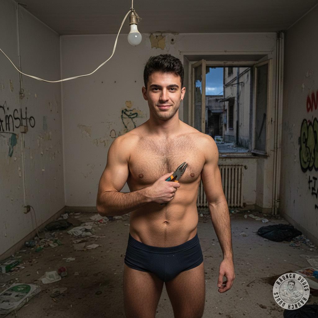 This twisted freak loves it rough—check out his nipple clamps, the perfect mix of pain and pleasure! 😈🔥 #pain #nipple...