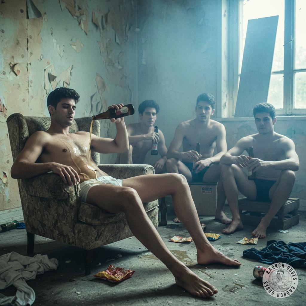 Nothing hotter than a rough boy pouring beer all over his body while his friends watch 😏🍻🔥 #dirtyoffice #hairy