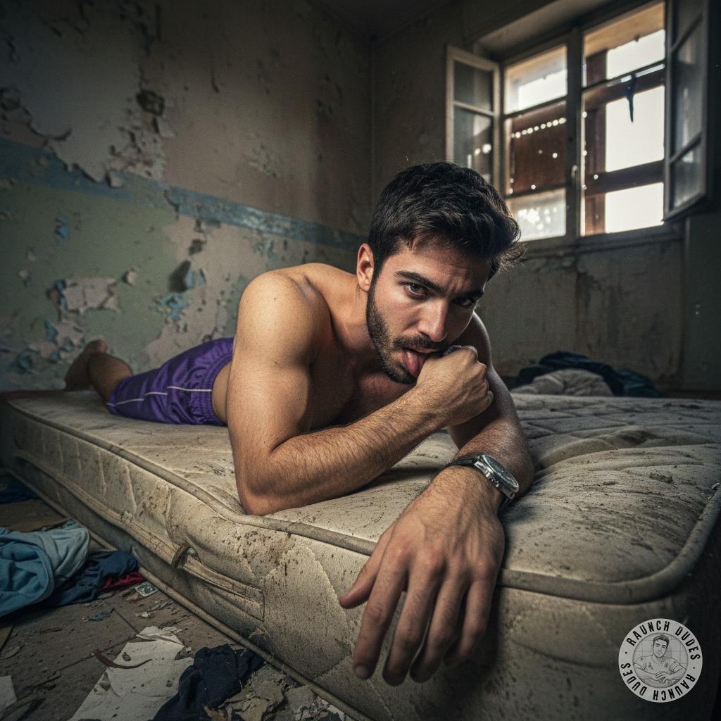 Nothing hotter than a gorgeous guy passed out in filth, his body a masterpiece of sweat, dirt, and pure, unfiltered desire....