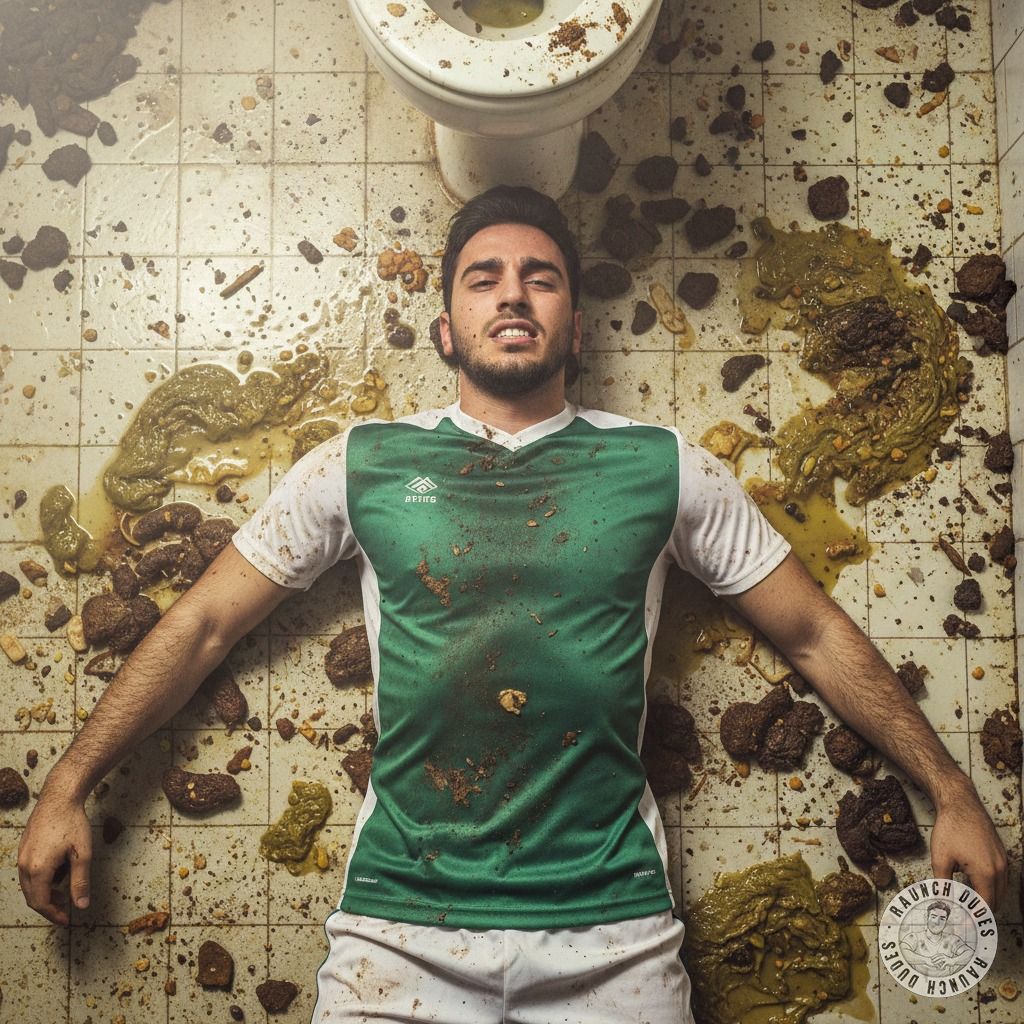 Lurking in filth, the depraved computer geek sprawls on a floor slick with vomit and shit—his perverted fantasy come to...