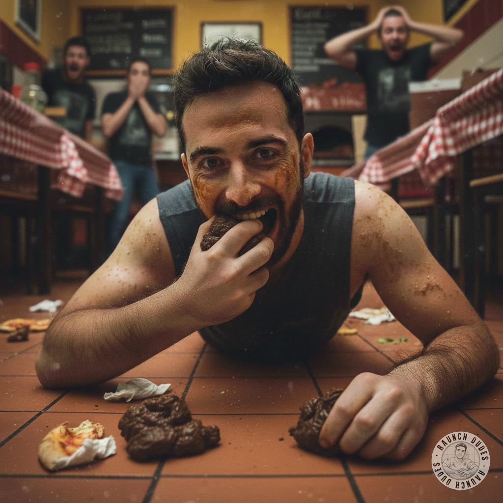 Found a surprise in the pizzeria 🍕💩—who’s ready to get down and dirty? Nothing like a little forbidden thrill to spice up...