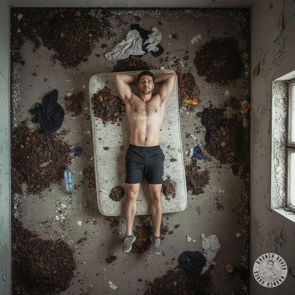 Nothing hotter than a guy lost in his own filth, covered in scat and sweat. The messier, the better. #gayscat #dirtyfantasy...