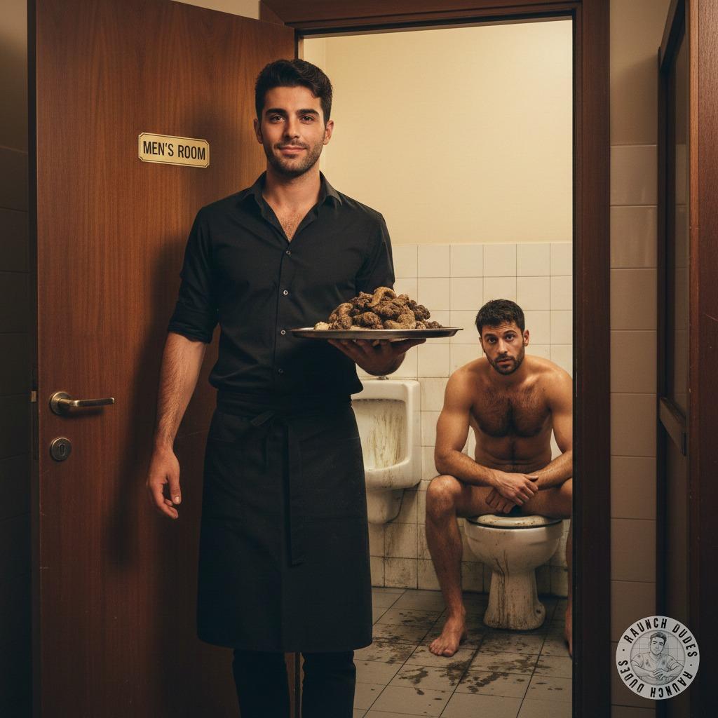Just served a fresh plate of shit to my hungry guests 😈🔥 Who knew being a cameriere could be this filthy? #gayscat #perverts...