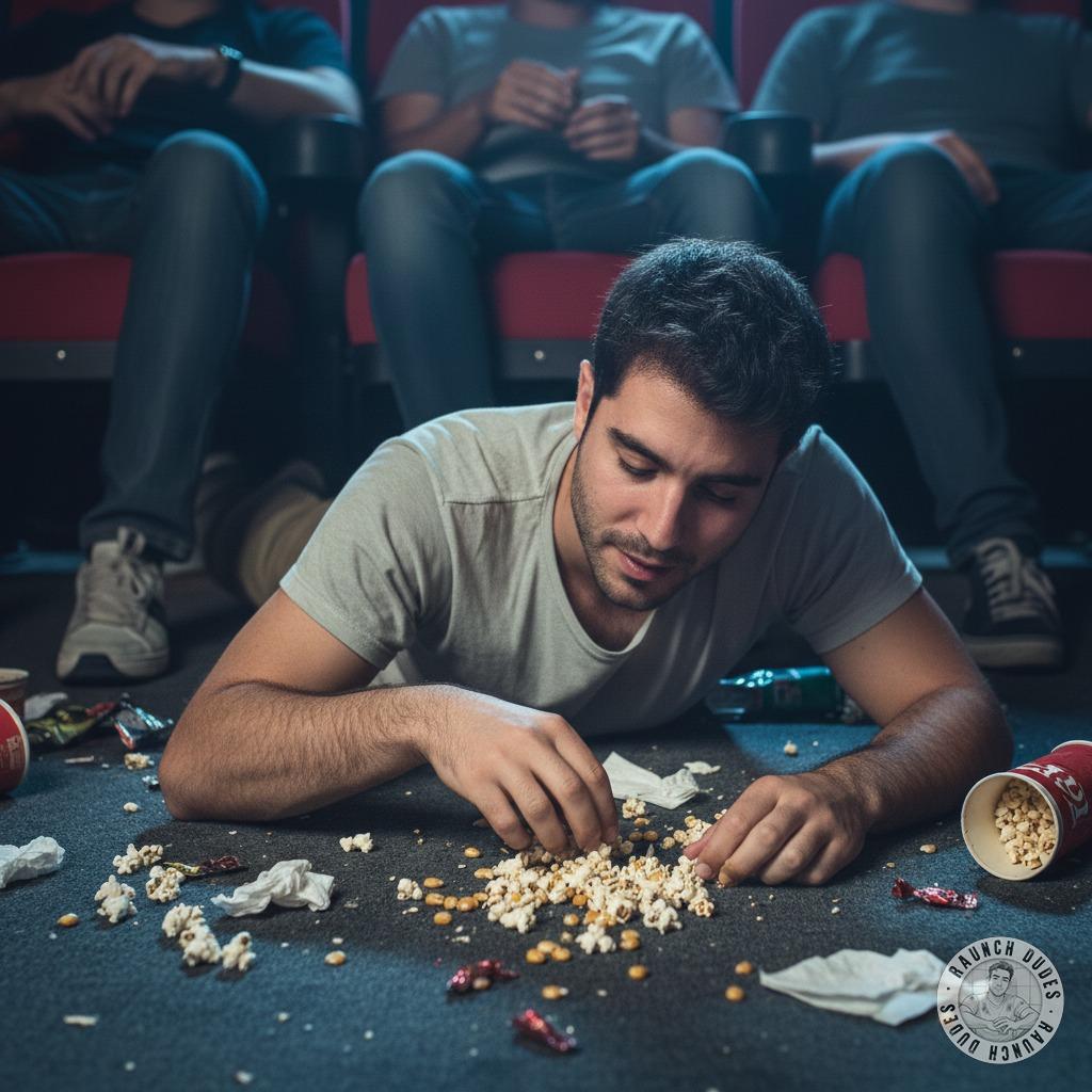 Nothing hotter than a dirty cinema floor snack 🍿😈🔥 Who’s ready to get down and dirty with me? #filth #gaysex #dirtycinema...
