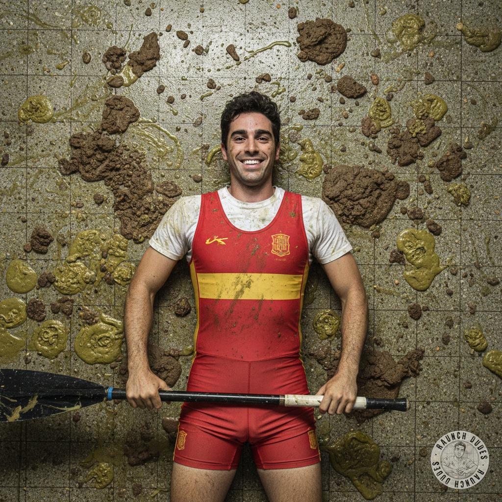 Who needs a kayak when you can ride the waves of filth? This depraved canoeist is sprawled in a sea of vomit and shit,...