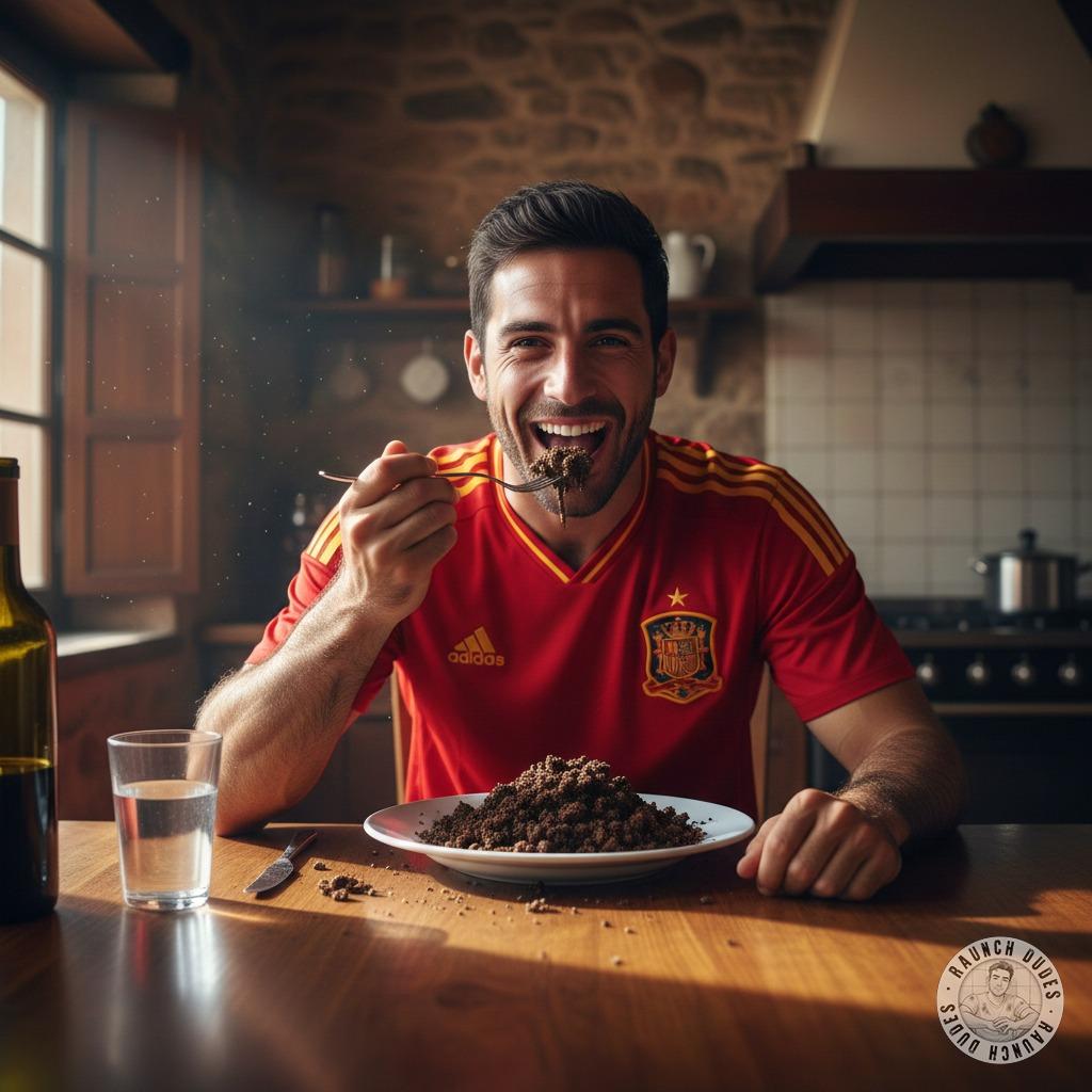 🔥💦 A depraved Spanish footballer feasts on shit at the dinner table—no limits, no shame, just pure filthy pleasure. 🍽️💩...