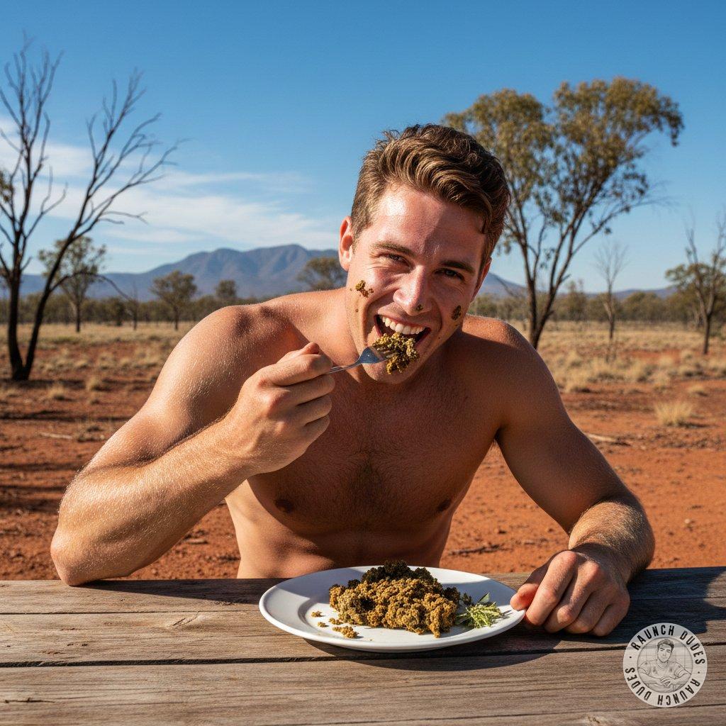Nothing hotter than an Aussie boy licking his plate clean—no fork needed! 🍽️💦 #gayscat #perverts #inpublic #dirtykitchen