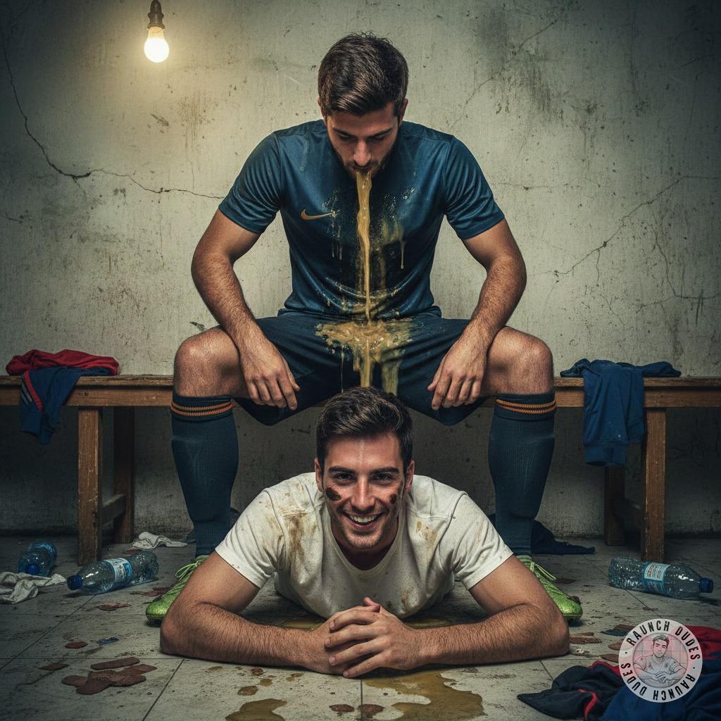 Nothing hotter than a sweaty jock puking all over his teammate mid-game. 🤢🔥 The mess, the sounds, the raw intensity—pure...