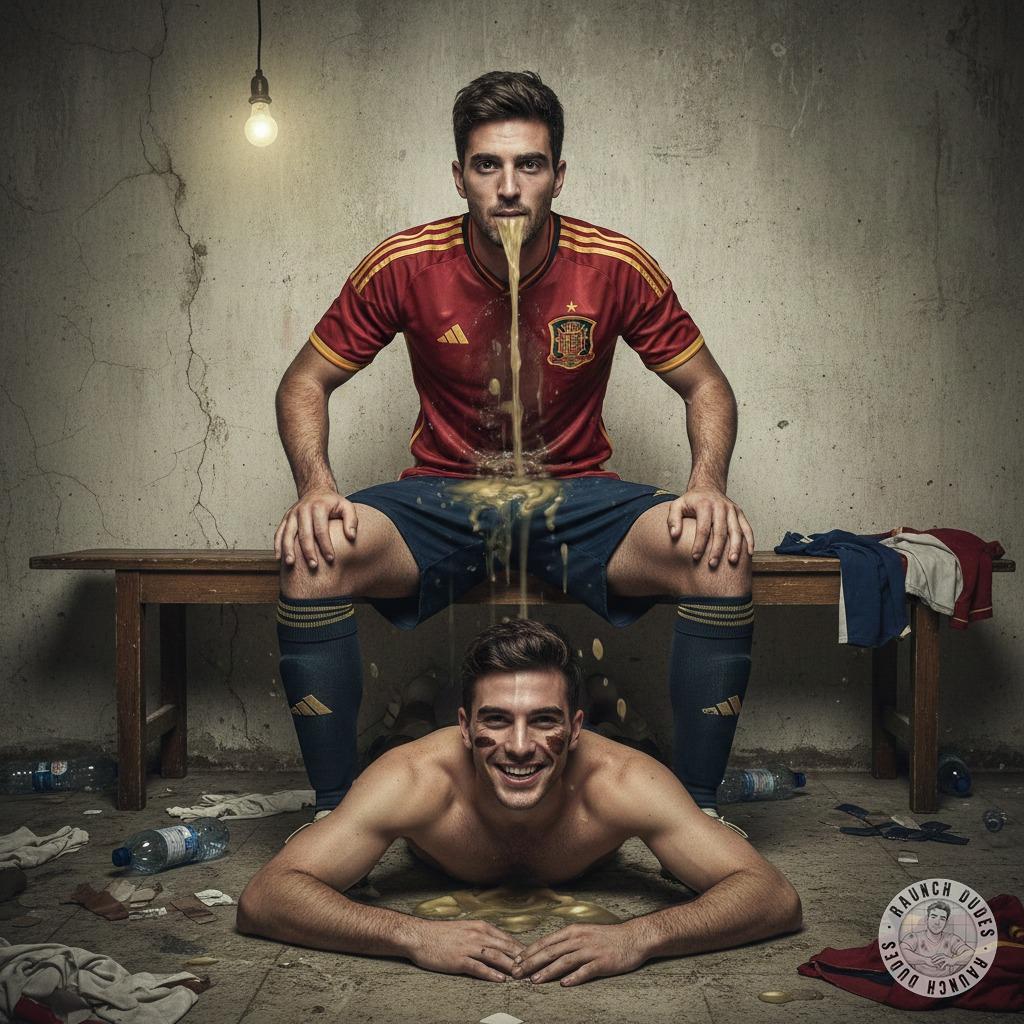 Nothing hotter than a sweaty footballer puking all over his teammate mid-game. That messy, raw energy? Pure perfection. 🤤...