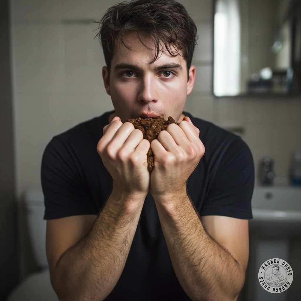 Nothing hotter than a cute guy losing his lunch, lips glistening with drool, stomach heaving. The messier, the better....