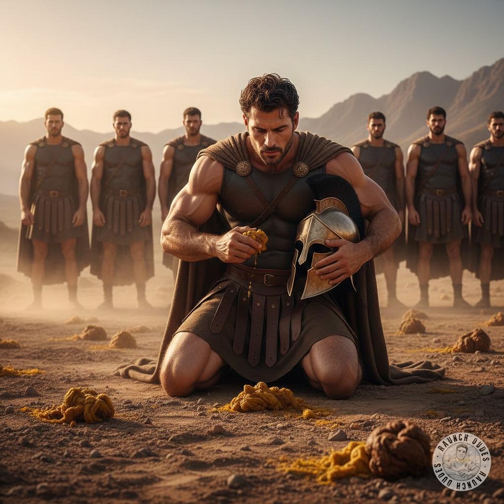 Nothing hotter than a warrior feasting on filth before battle. 💦🔥 The scent of shit in the air, the taste of power on his...