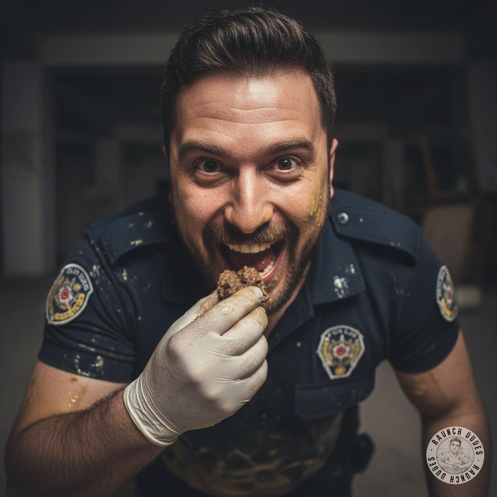 Just another day on the job for this detective 😏🔍💦 Assessing the evidence with *extreme* dedication—no sample goes untested!...