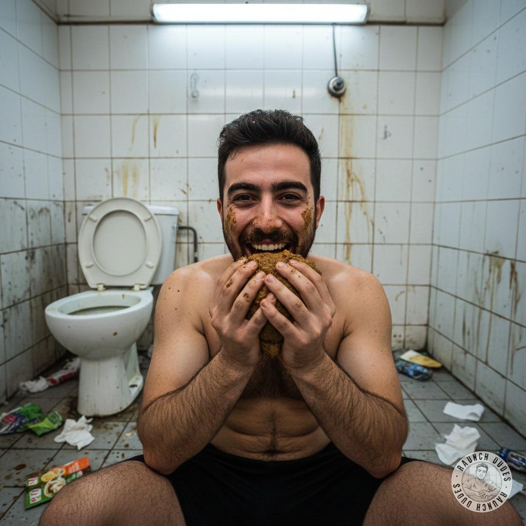 Nothing hotter than a boy devouring his lover’s mess in a filthy bathroom stall. 😈🔥 The raw, unfiltered pleasure of gayscat...