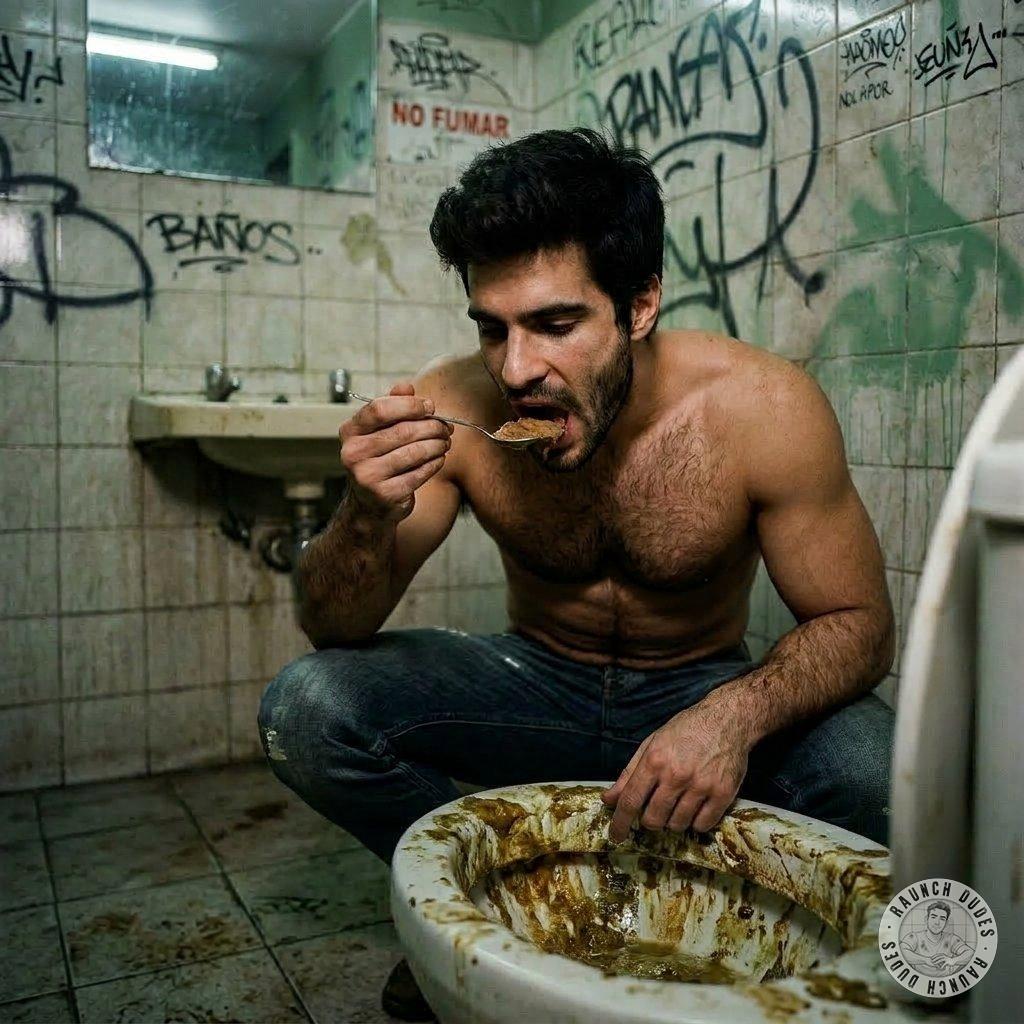 That’s the kind of filthy hunger I can get behind 😈🍆💩 #gayscat #perverts #toilet #humiliation #hairy