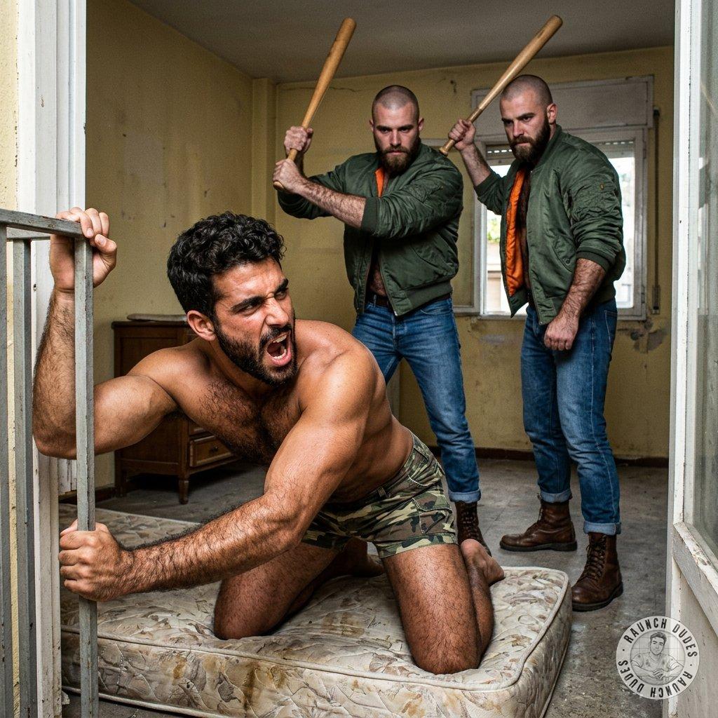Some guys love rough sex. This guy sought out two violent skinheads to get his ass handed to him 💪🔥 #gayscat #brutal...
