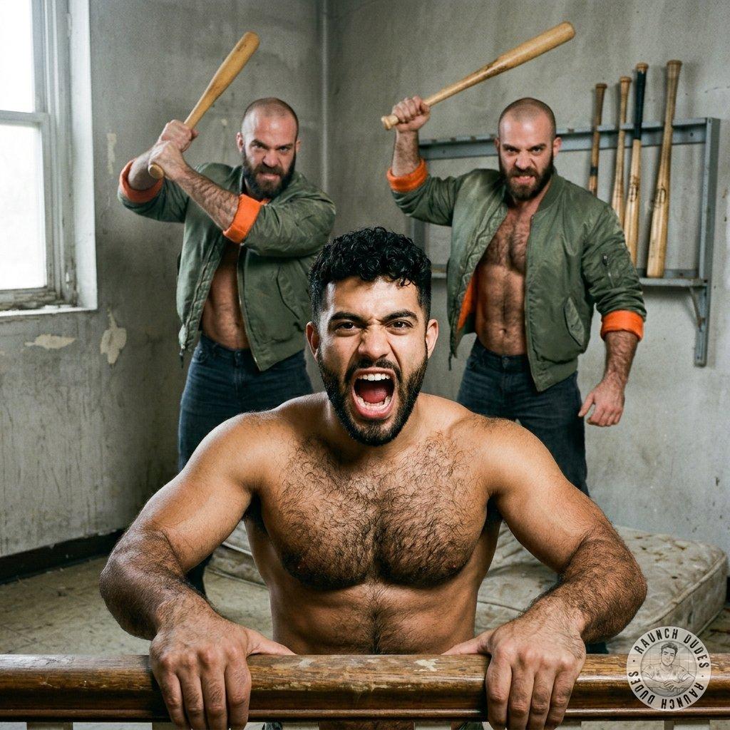 Adrenaline junkies take note: rough sex isn’t for the faint-hearted 🔥 Two skinheads ready to turn your pain into pleasure....
