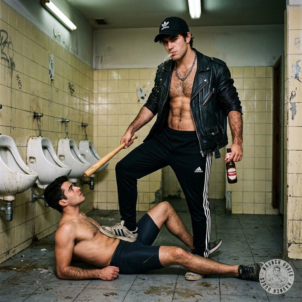 That rough, hairy top just wrecked his hole with that baseball bat 🔥💦 #perverts #humiliation #rough #toilet #hairy