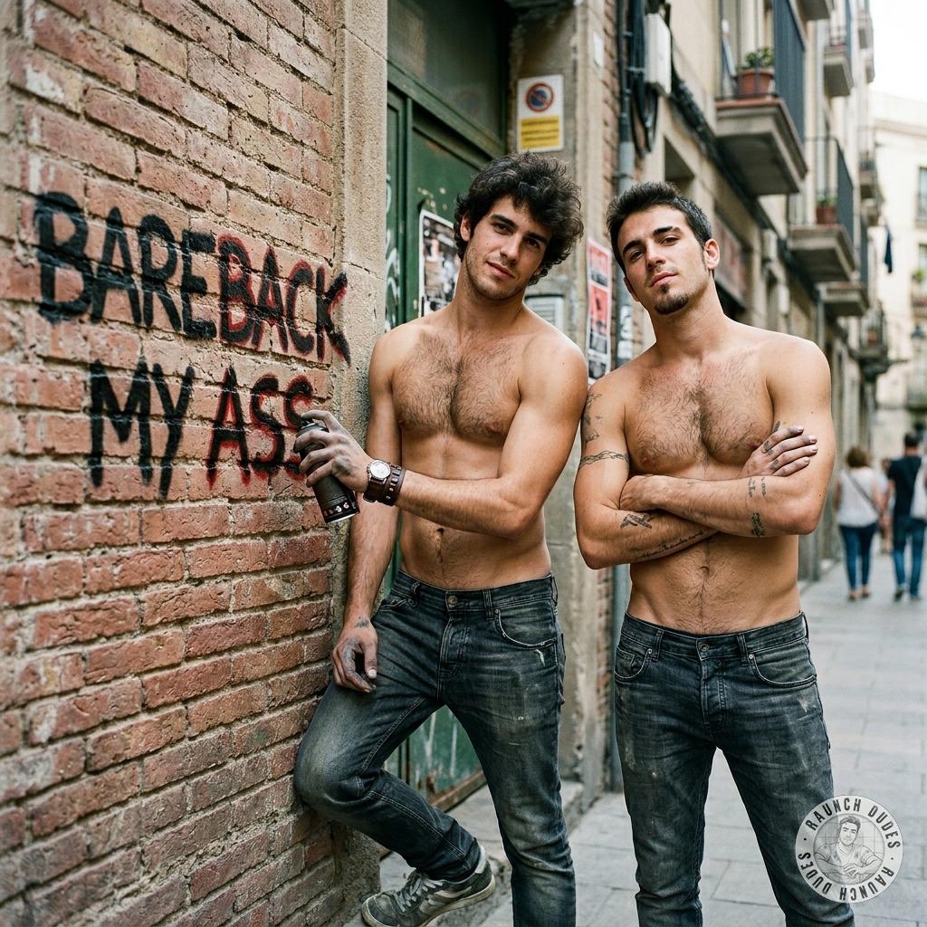 Bareback mu ass 🍑🔥 Let’s leave no surface unmarked tonight. #perverts #bareback #inpublic #street