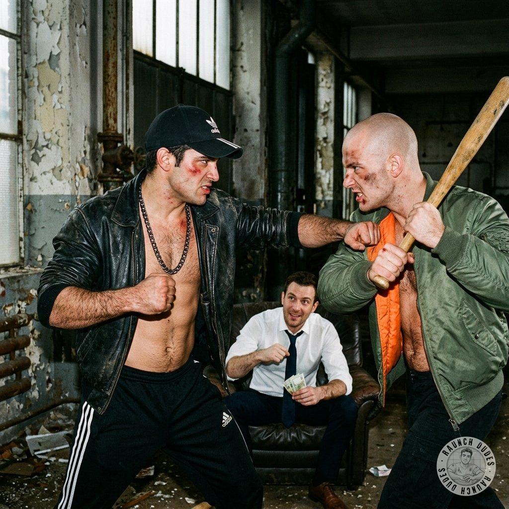 That rich pervert paid two guys to fight bloody in front of him 🩸💰🔥 #brutal #perverts #workers #rough #blood #dominance