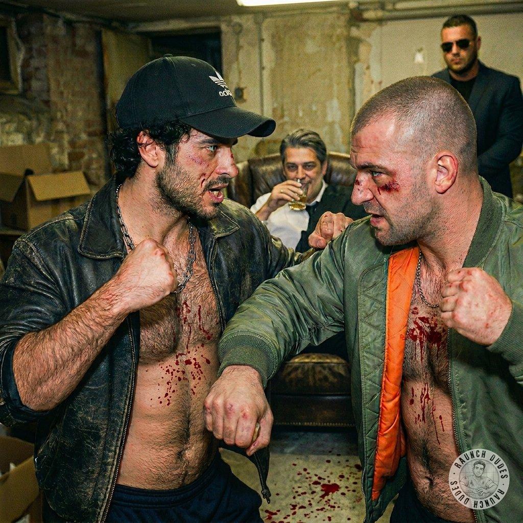That rich pervert paid two guys to fight bloody in front of him 🩸💋 #gaysadism #brutal #blood #rough #dominance #hairy