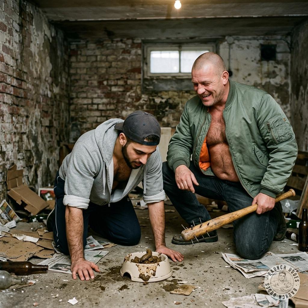Fuck yeah, nothing hotter than a rugged skinhead crunching shit like it's gourmet 🤢🔥 #gayscat #workers #skinheads #rough