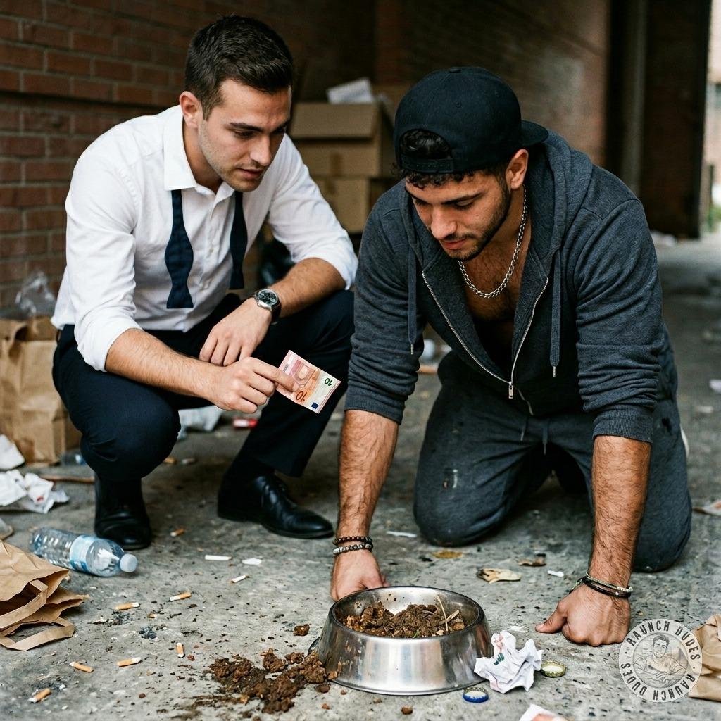 Fuck yeah, nothing hotter than a rich sadist paying a twink to kneel and slurp dog shit from a bowl like the worthless...