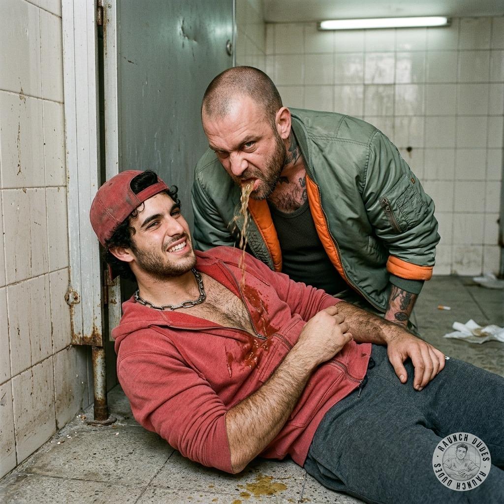 Fuck yeah, nothing hotter than a rough skinhead making you puke all over that tight body 🤢🔥 #gaypuke #skinheads #humiliation...