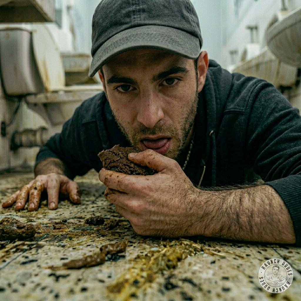 Fuck yeah, nothing hotter than a hungry boy swallowing that warm, mushy shit straight from the floor 😈💦 #gayscat...