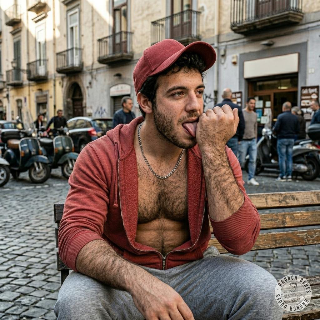 That furry twink’s tongue is out, licking his own cum off his fingers like a greedy little slut. Watching him savor every...
