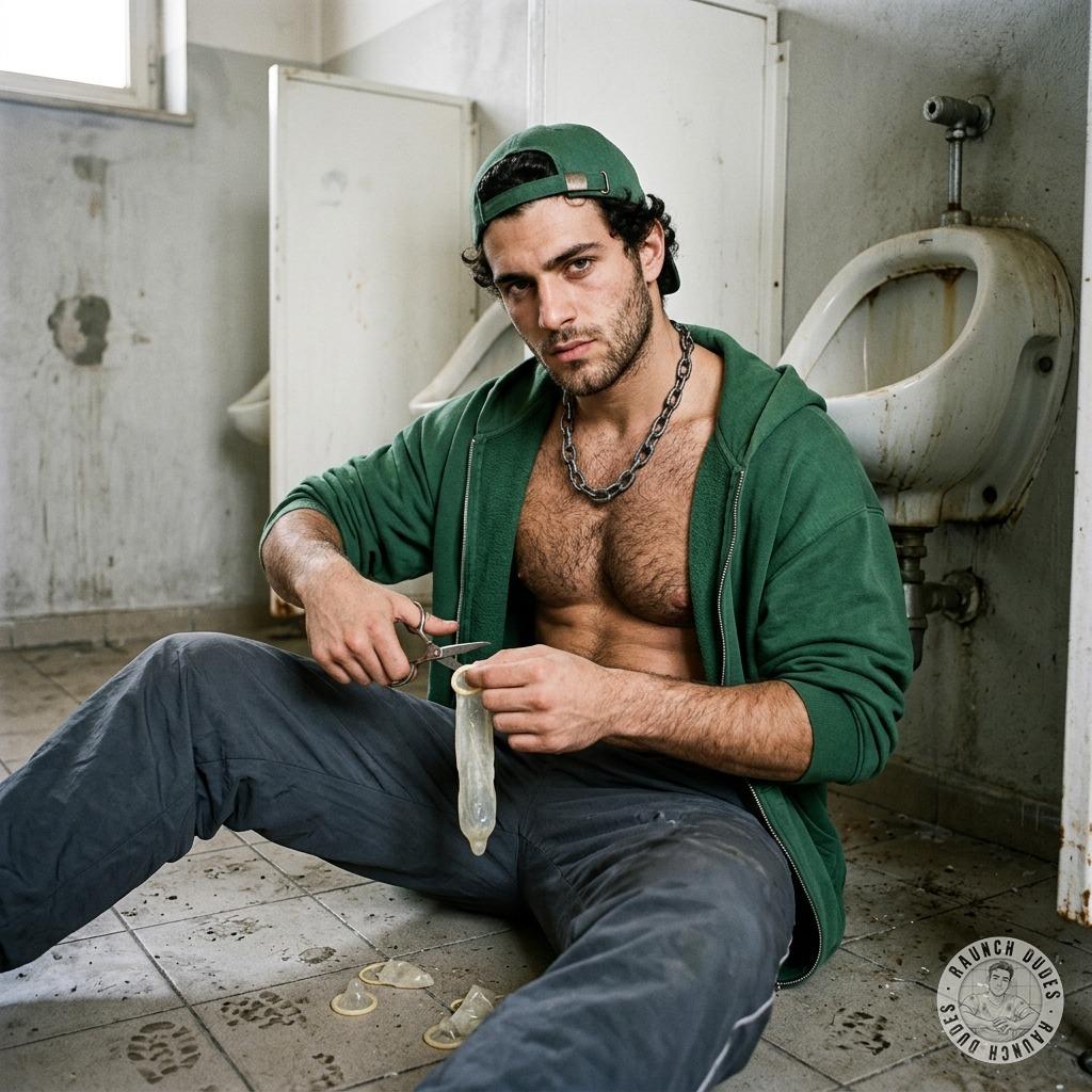 Fuck yeah, barebacking with a razor-sharp edge—cut the condom, feel that raw, dripping heat inside you 🔥💦 #gaysex #workers...