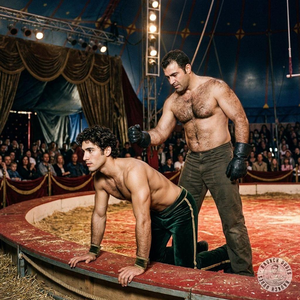 In this circus of freaks, we fistfuck on the dancefloor 🎪💦🔥 #circus #dominance #hairy