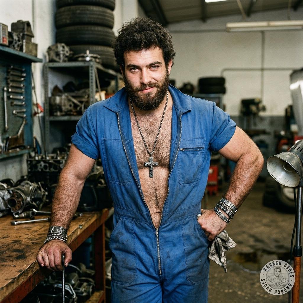 Fuck yeah, that rough mechanic’s grin got me dripping like a leaky faucet 😈🔧💦 imagine those greasy hands all over my hole,...