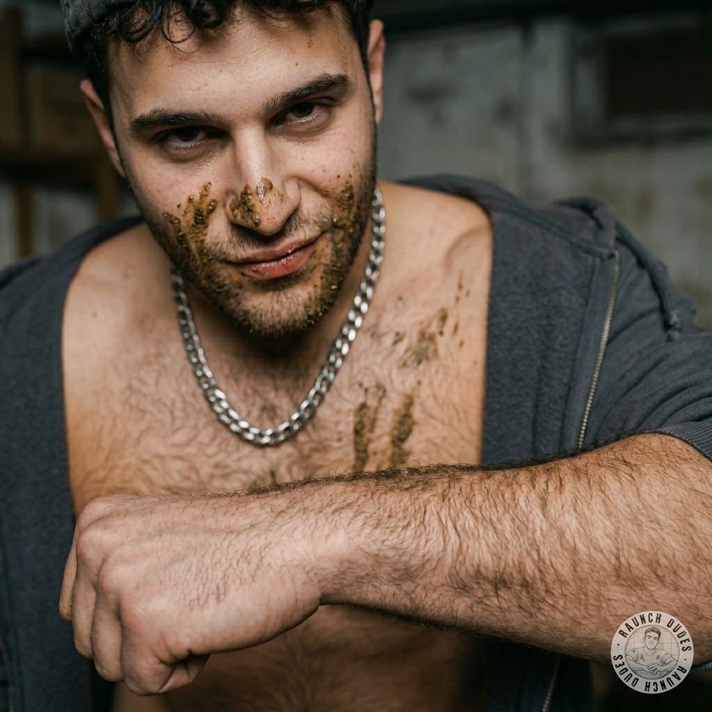 Fuck yeah, nothing hotter than a guy with his mouth full of warm, mushy shit 😈💦 #gayscat #hairy