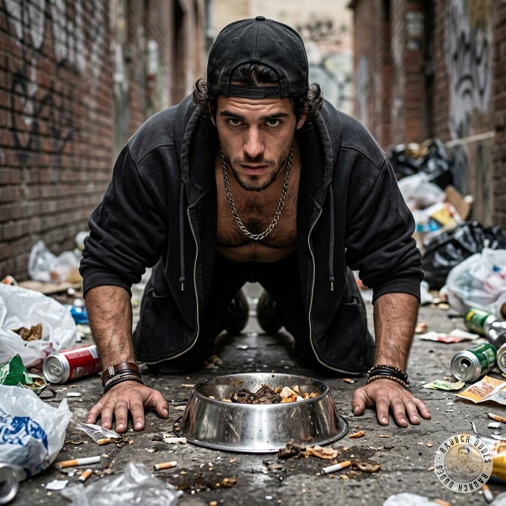 Fuck yeah, nothing hotter than a twink slurping straight from the dog bowl, messy and hungry like a hungry little slut 😈🍑...