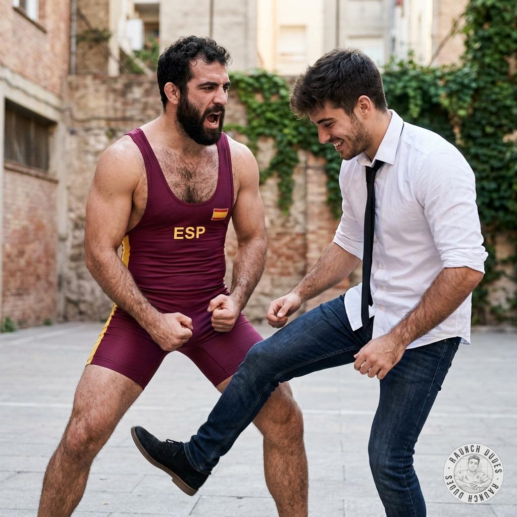 Fuck yeah, balls deep in pain, screaming like a bitch while those steel-toe boots wreck his nuts 😈🔥 #pain #rough #street...