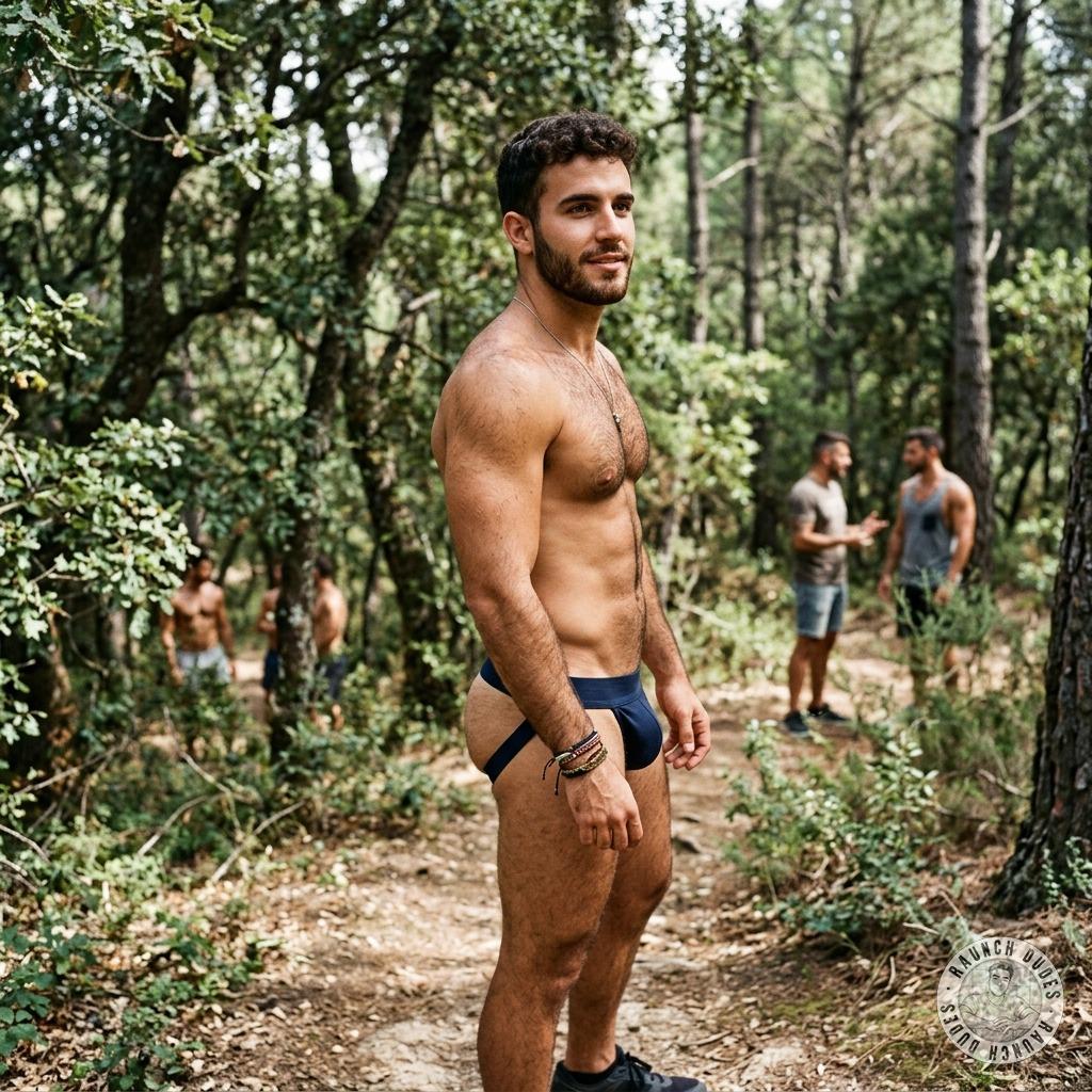 Fuck yeah, tight jockstrap hugging that tight little ass, dripping sweat and cum stains begging for a rough ride. Let’s get...