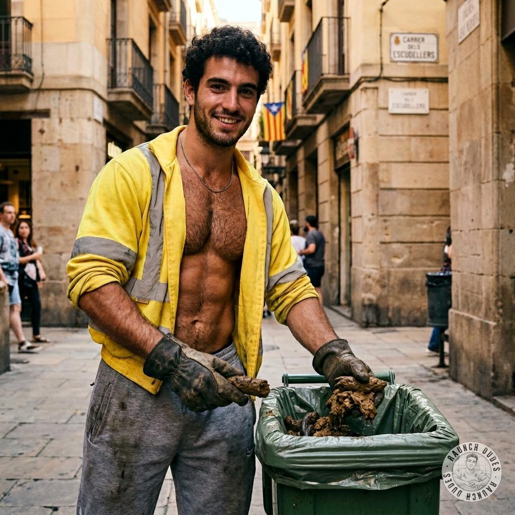 Street cleaner’s got a mouthful of warm, fresh shit—slippery, stinky, and fucking delicious 💦🍆 #gayscat #filth #perverts...