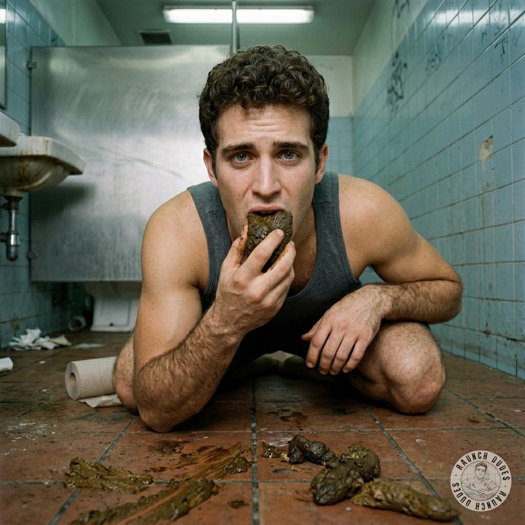 Just swallowed that sweet, warm load of shit in the public toilet, fingers deep in my ass while I gag on the thick, musky...
