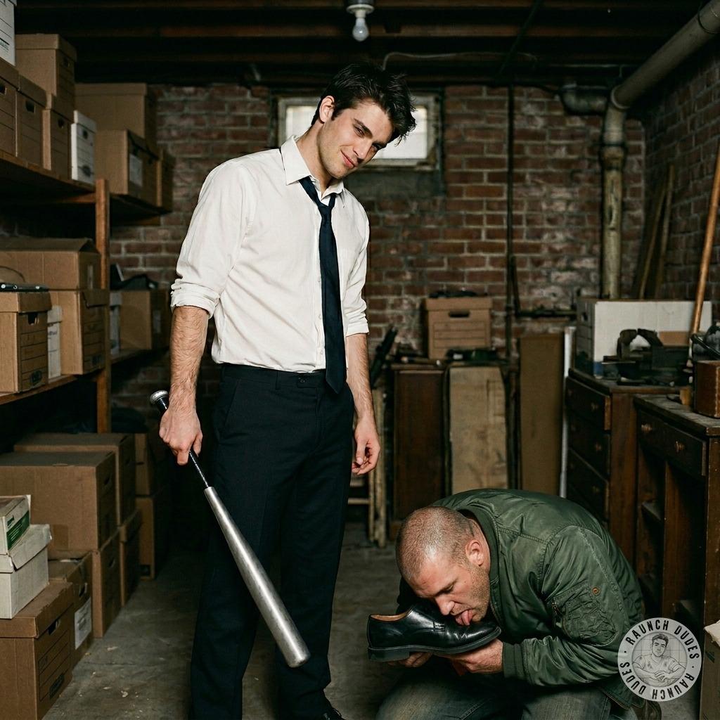 Watch this skinhead get on his knees and worship my boots like the desperate little slut he is 👢💦 #skinheads #humiliation...
