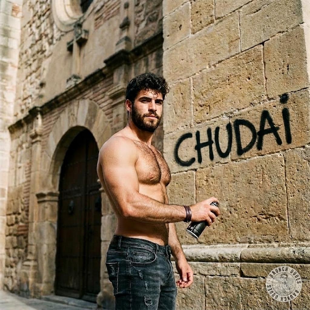 “chudai” sprayed huge with zero shame. #inpublic #street