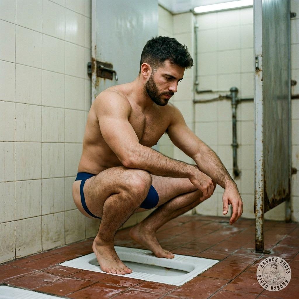 That hot footballer dropping his load in the locker room john 😈💦 #gayscat #fetish #perverts #lockerroom #hairy #underwear