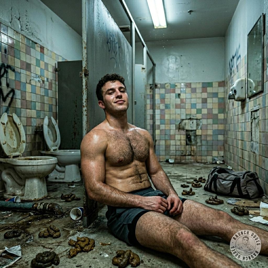Sitting in a pool of warm, stinky shit, cock throbbing as I imagine how good it’d feel to get it covered in that thick,...