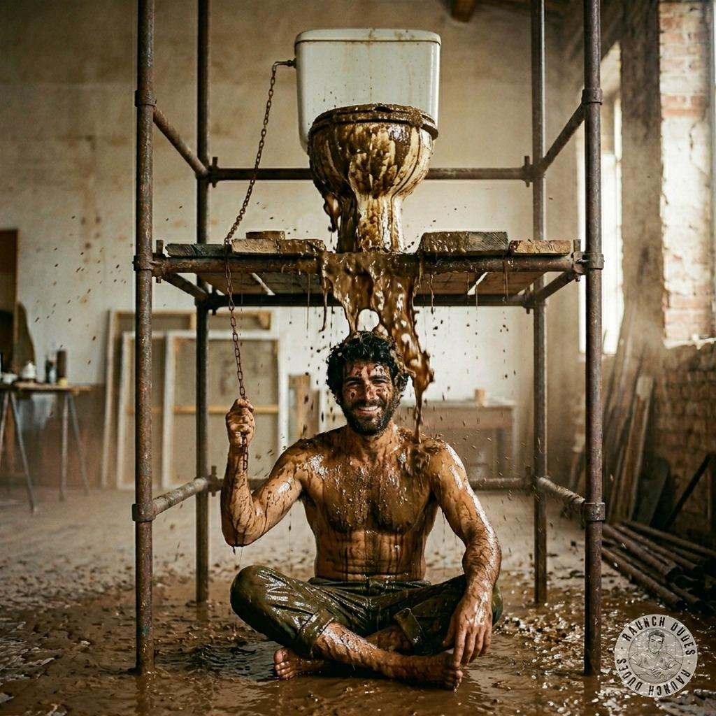 Fuck yeah, nothing hotter than a tight ass getting drowned in warm, stinky shit 💩🔥 #gayscat #fetish #humiliation #bondage...