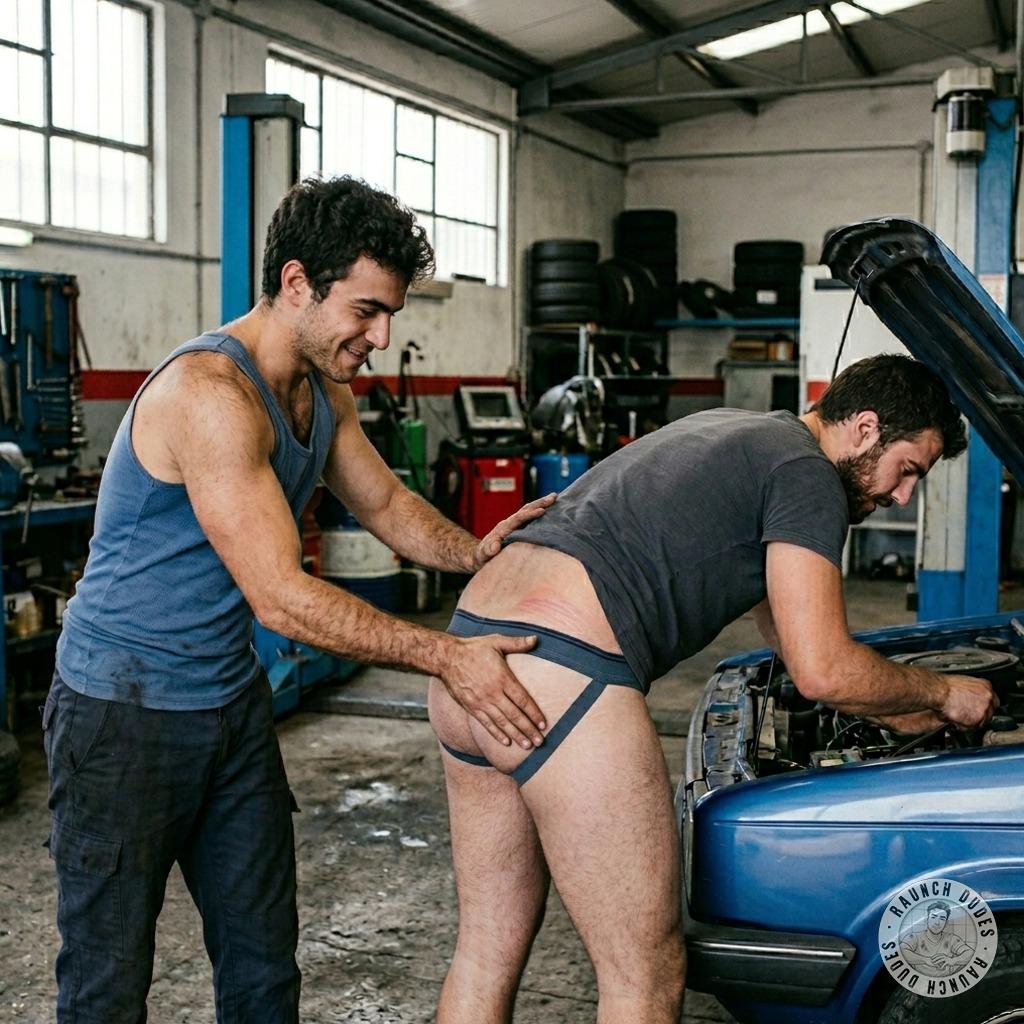That mechanic’s ass is so tight I could spank it raw in the garage while he begs for more 🔥💦 #fetish #workers #dominance...